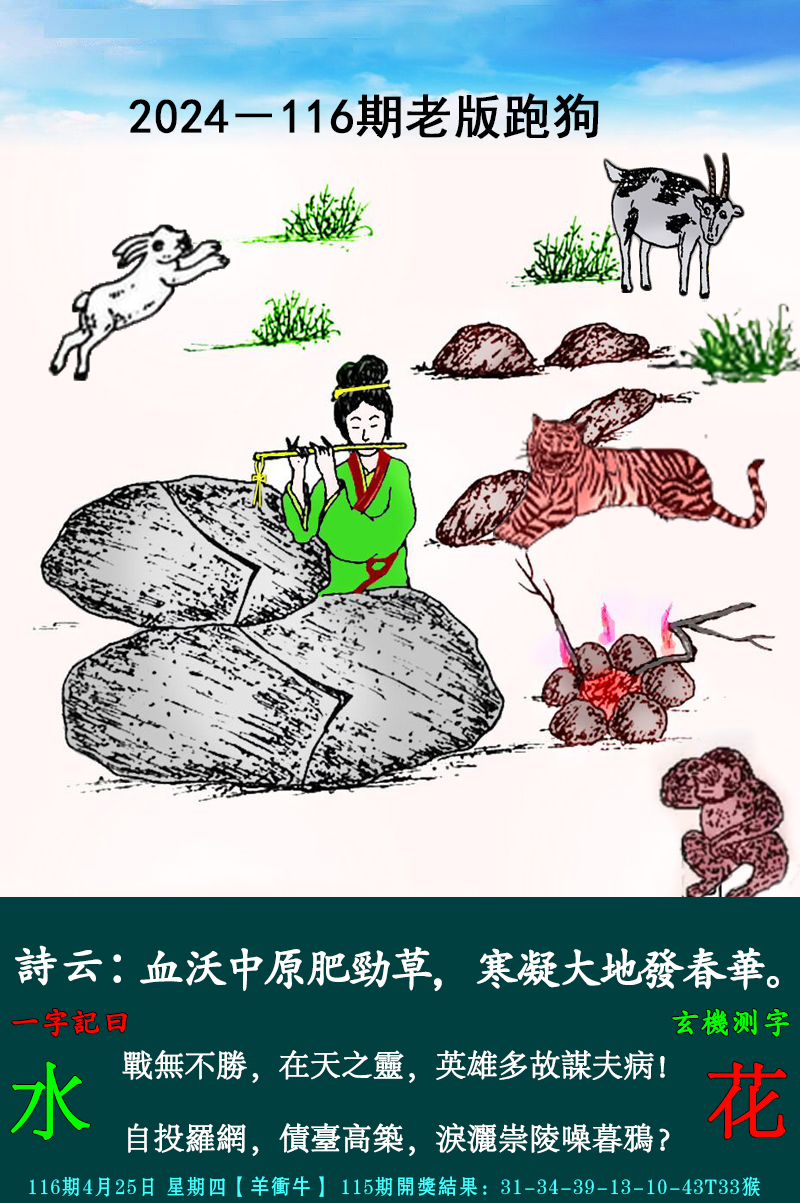 2024116期老跑狗图