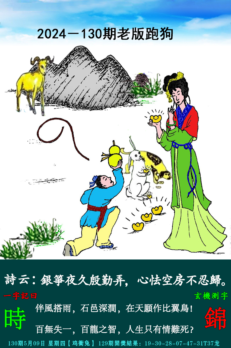 2024130期老跑狗图