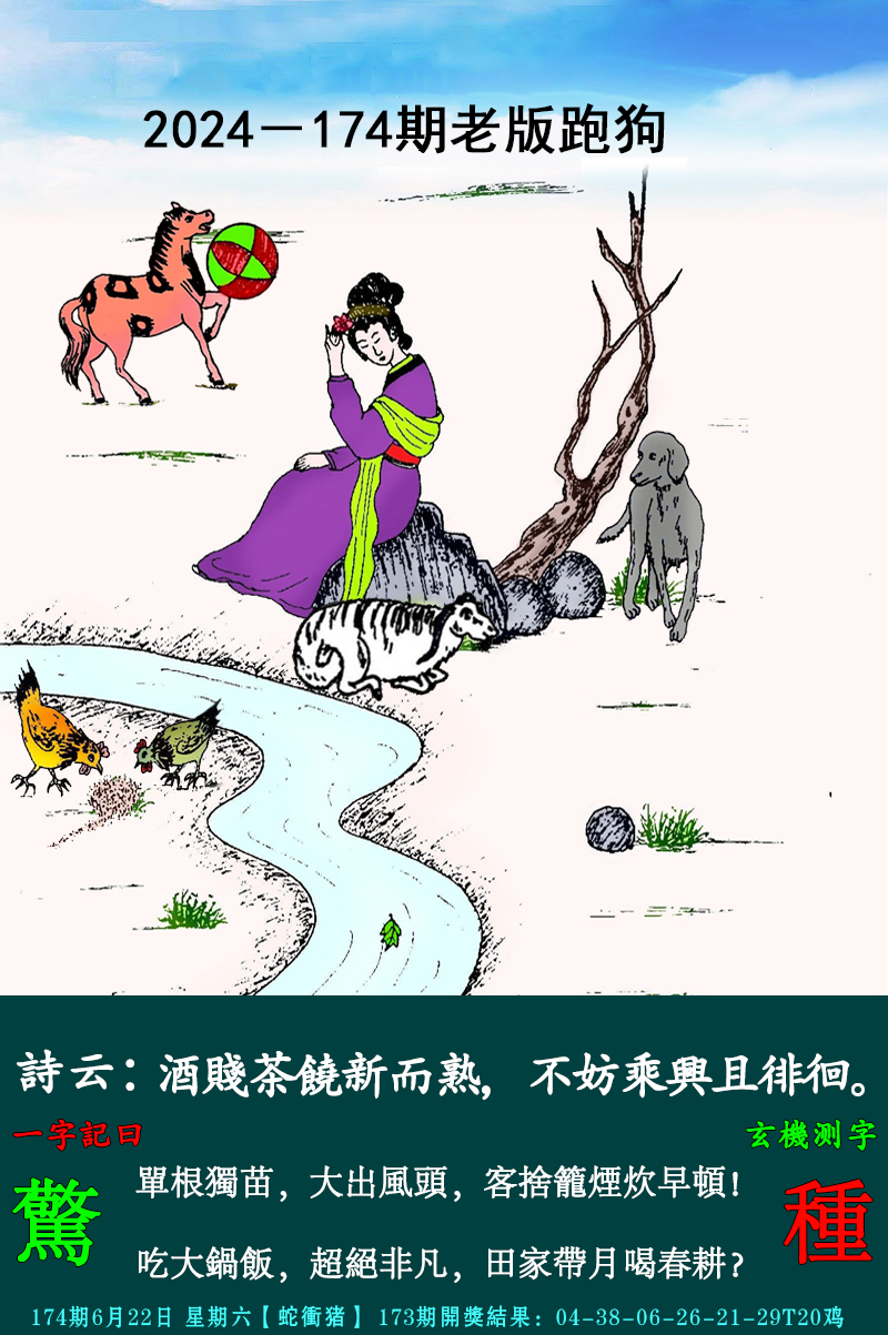 2024174期老跑狗图