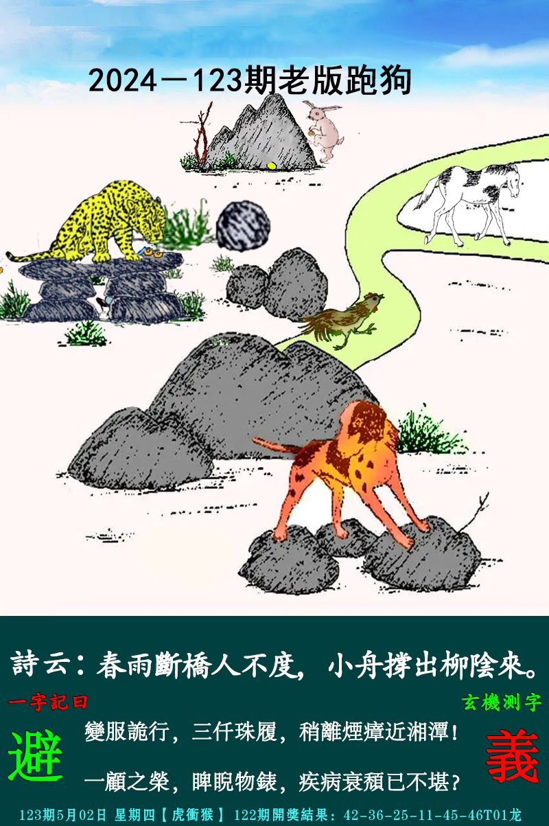 2024123期老跑狗图