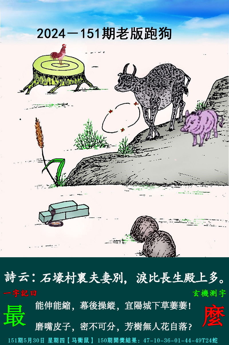 2024151期老跑狗图