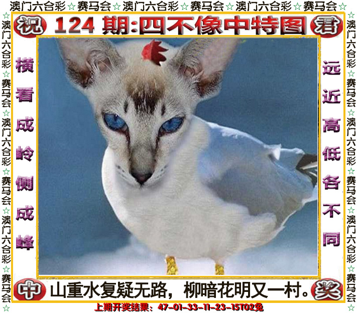 2024124期四不像中特图