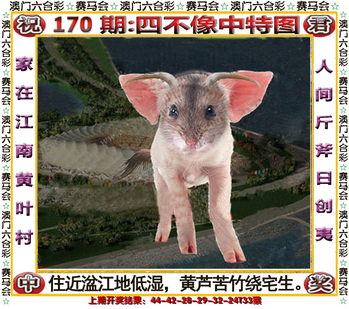 2024170期四不像中特图