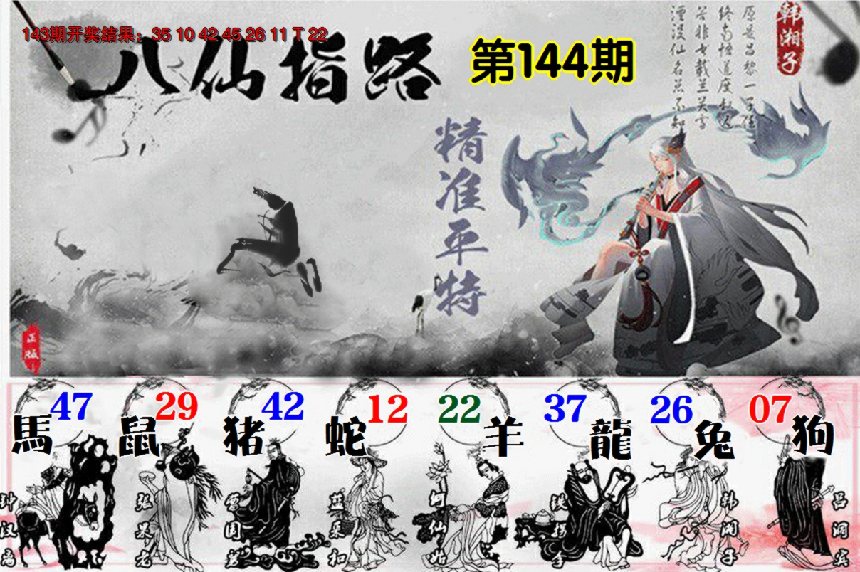 2024144期八仙指路