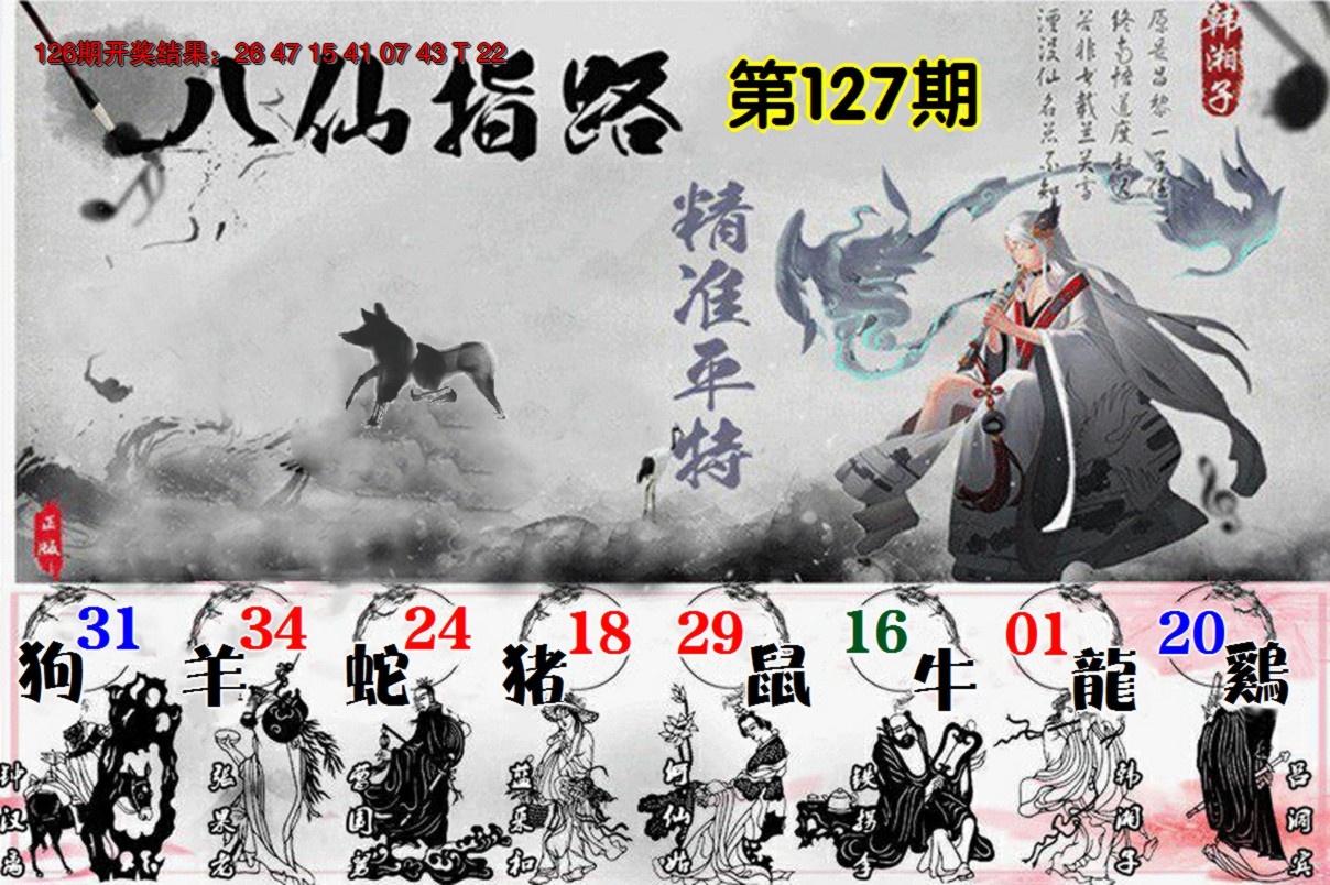 2024127期八仙指路