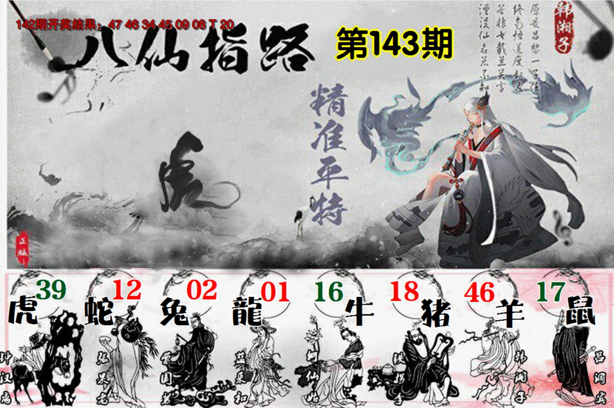 2024143期八仙指路