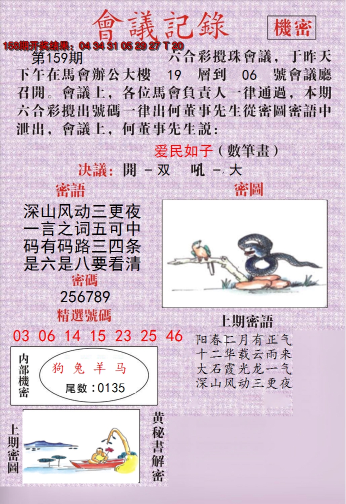2024159期澳门会议记录