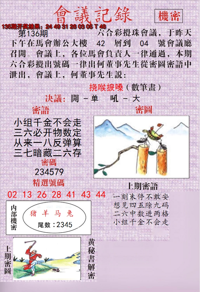 2024136期澳门会议记录