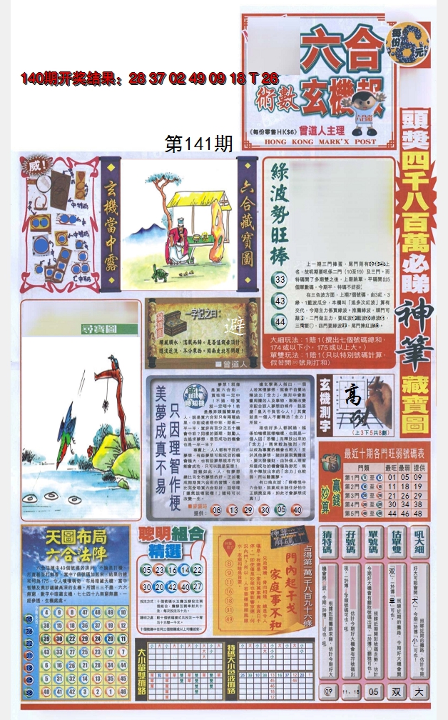 2024141期六合玄机报