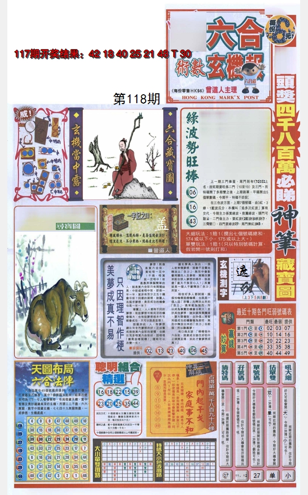 2024118期六合玄机报