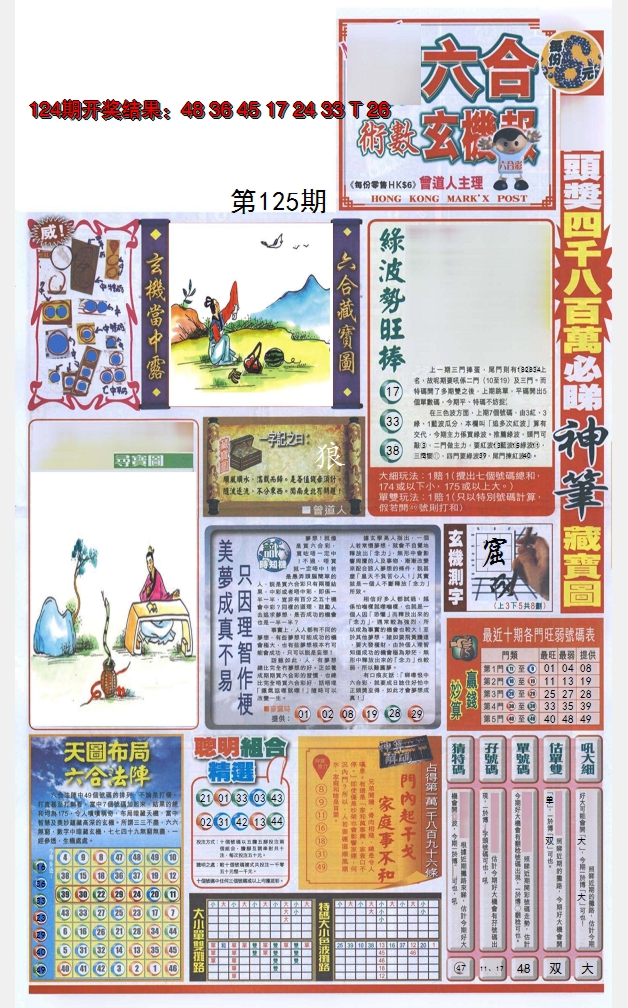 2024125期六合玄机报
