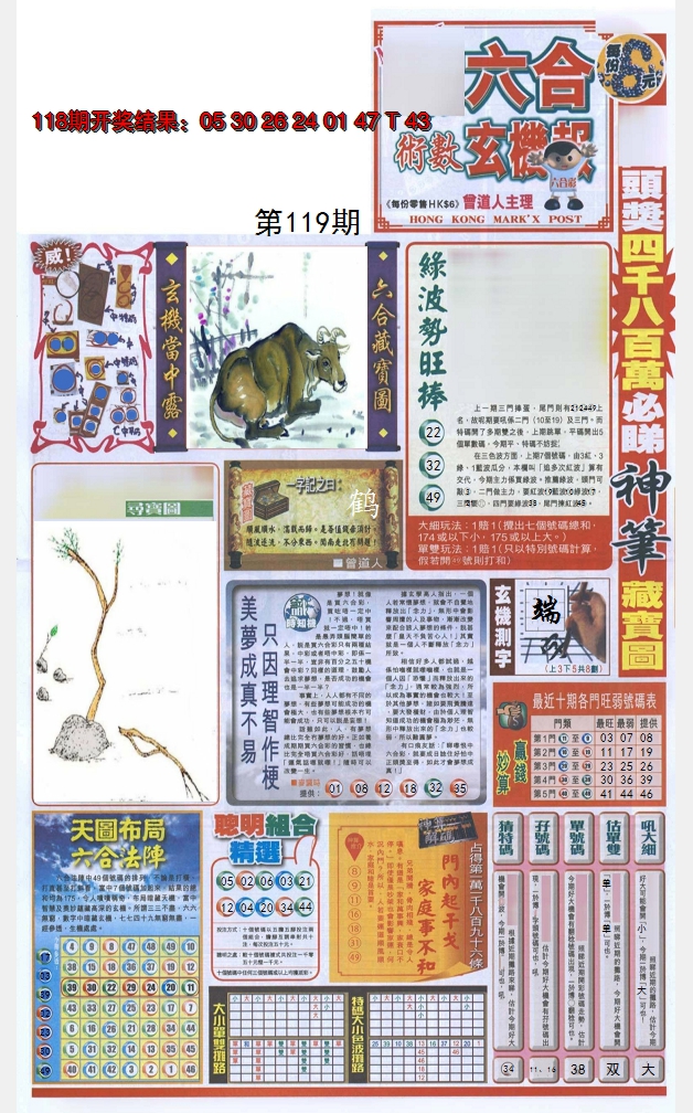 2024119期六合玄机报