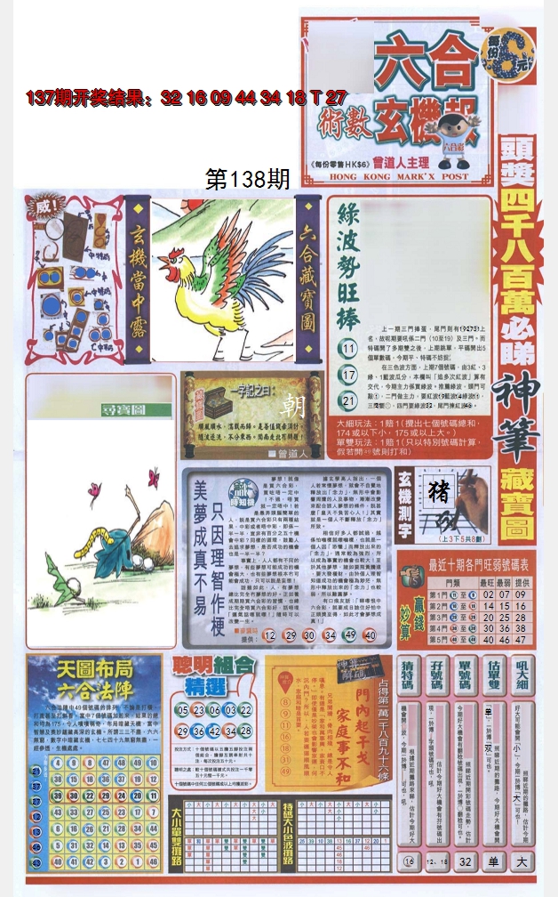 2024138期六合玄机报