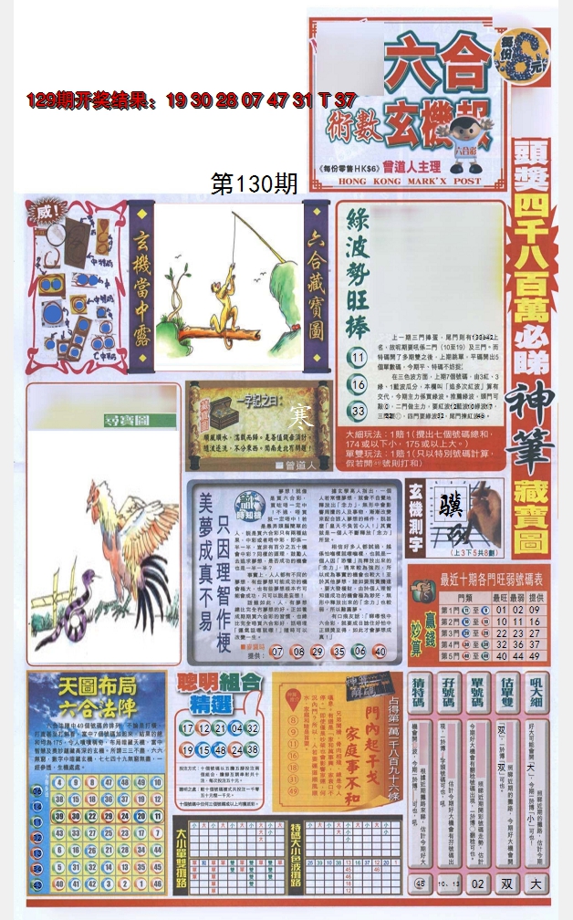 2024130期六合玄机报