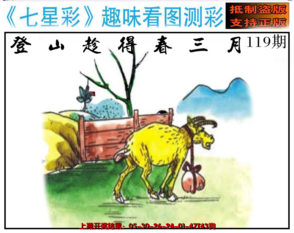 2024119期澳版七星彩图