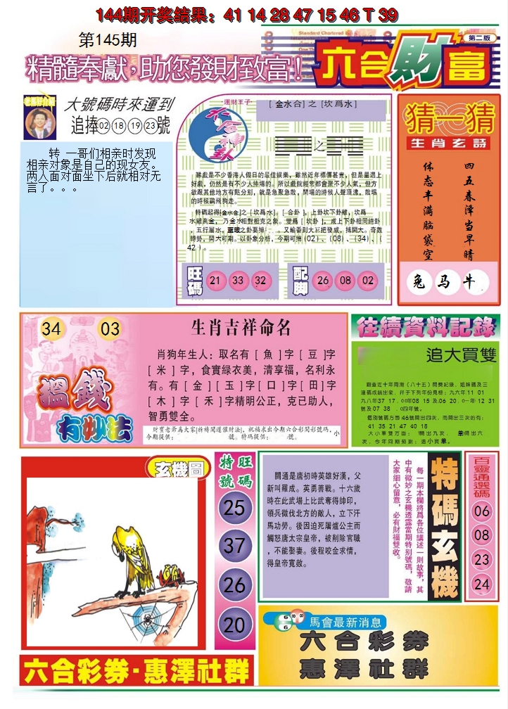 2024145期六合财富B
