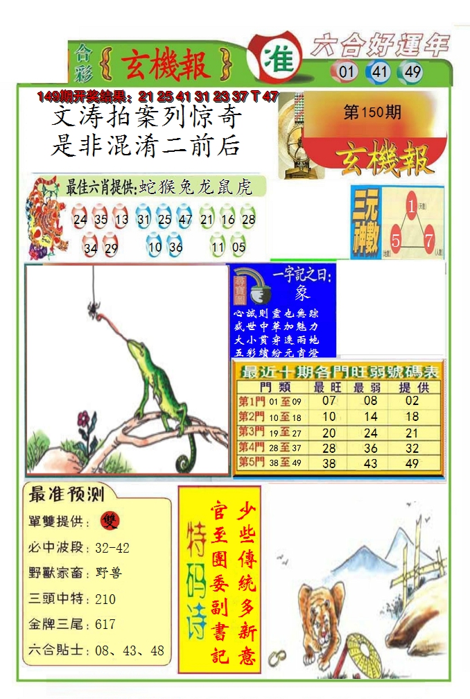 2024150期九龍玄机报(推荐)