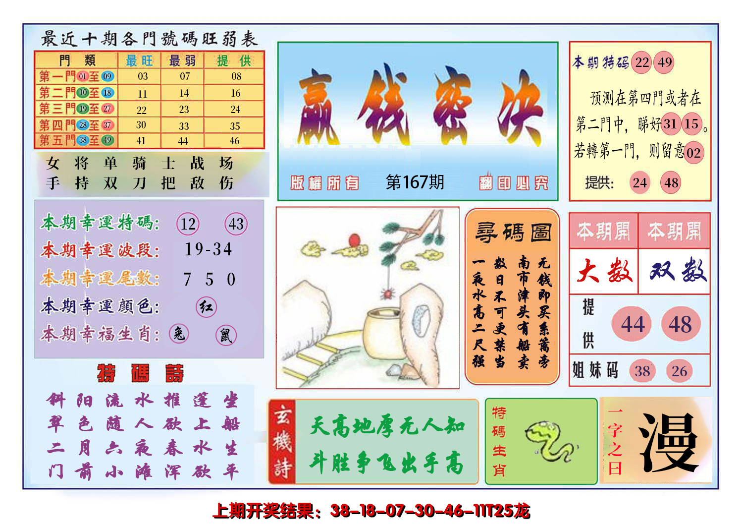 2024167期九龍赢钱密决(推荐)