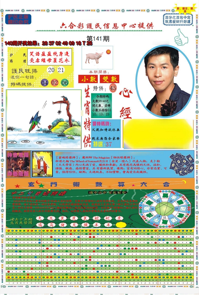 2024141期九龍心经A(推荐)