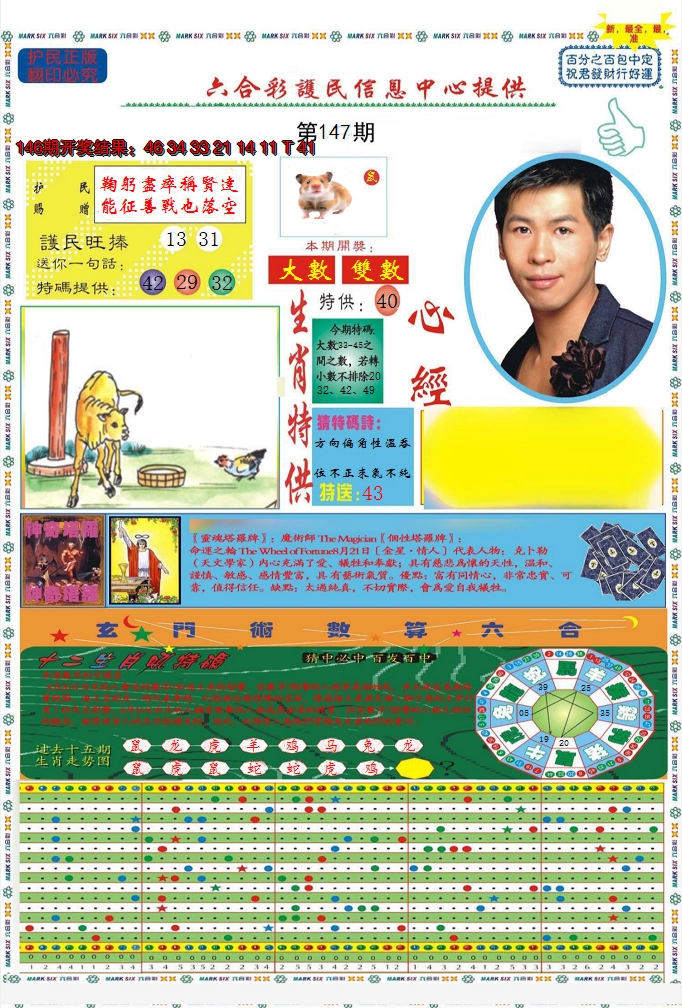 2024147期九龍心经A(推荐)