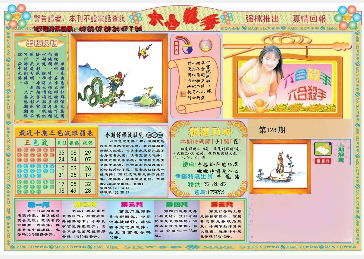 2024128期六合杀手A