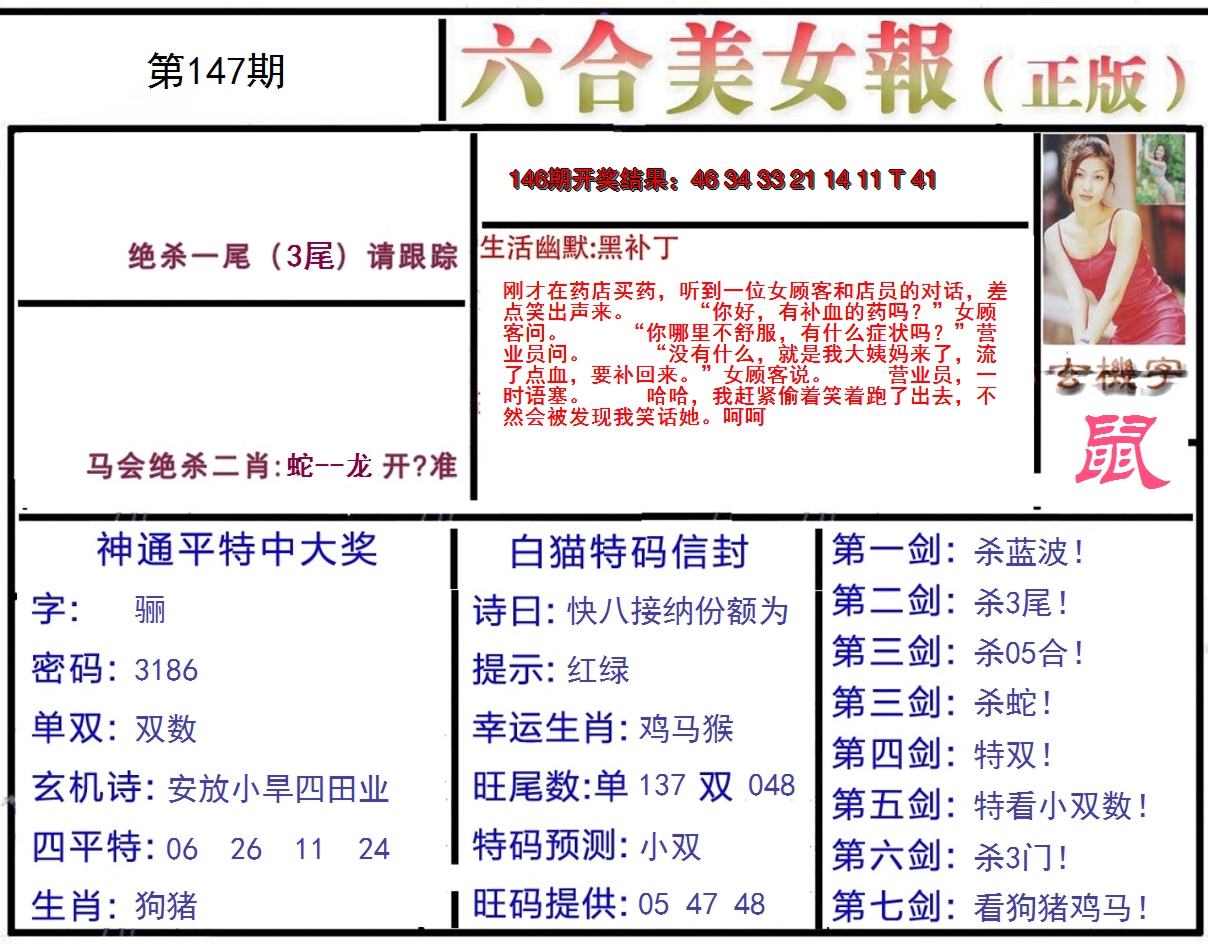 2024147期美女报