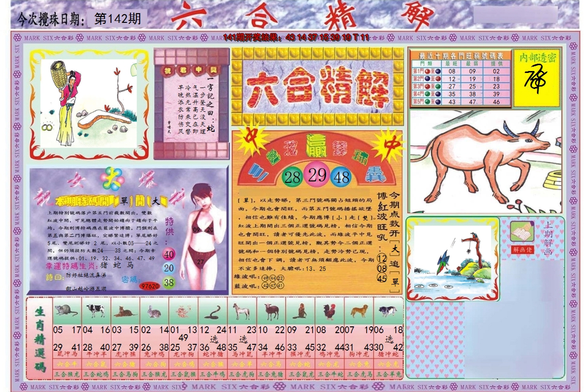 2024142期六合精解A