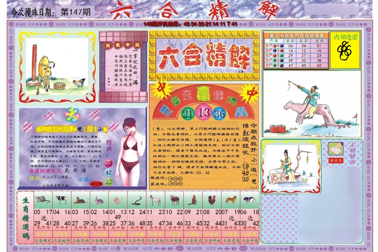 2024147期六合精解A