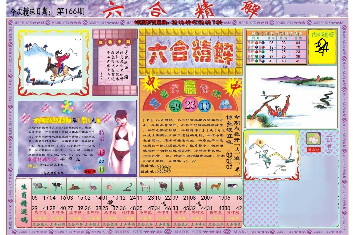 2024166期六合精解A