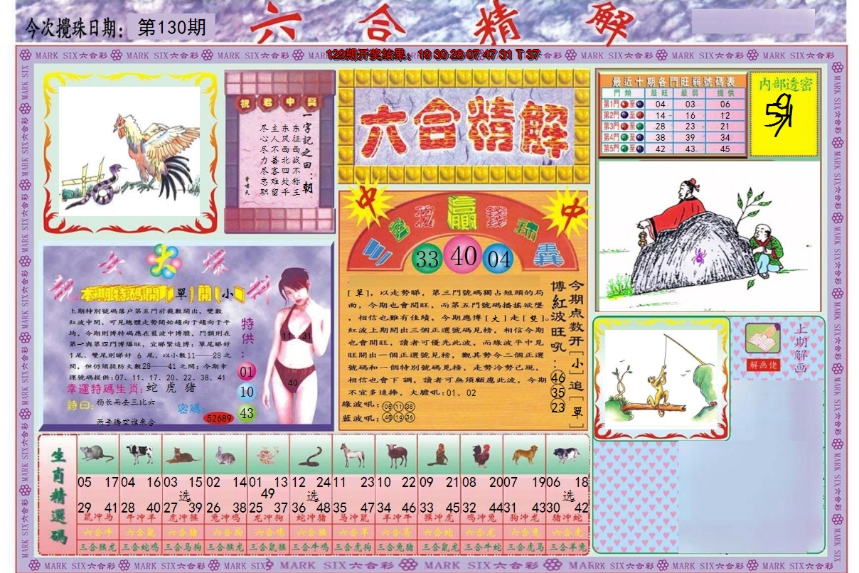 2024130期六合精解A