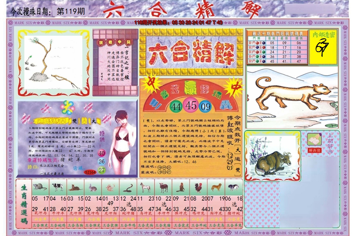 2024119期六合精解A