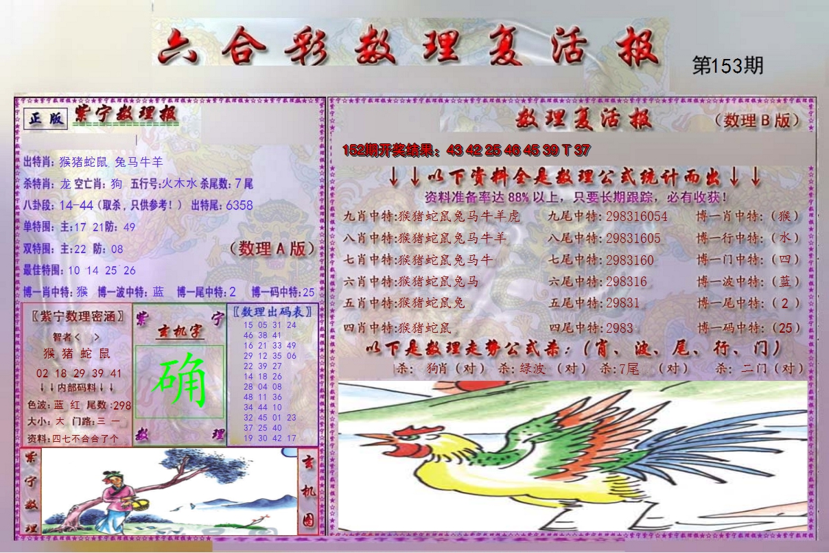 2024153期数理复活报