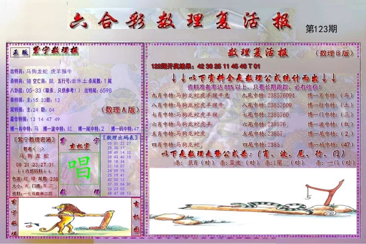 2024123期数理复活报
