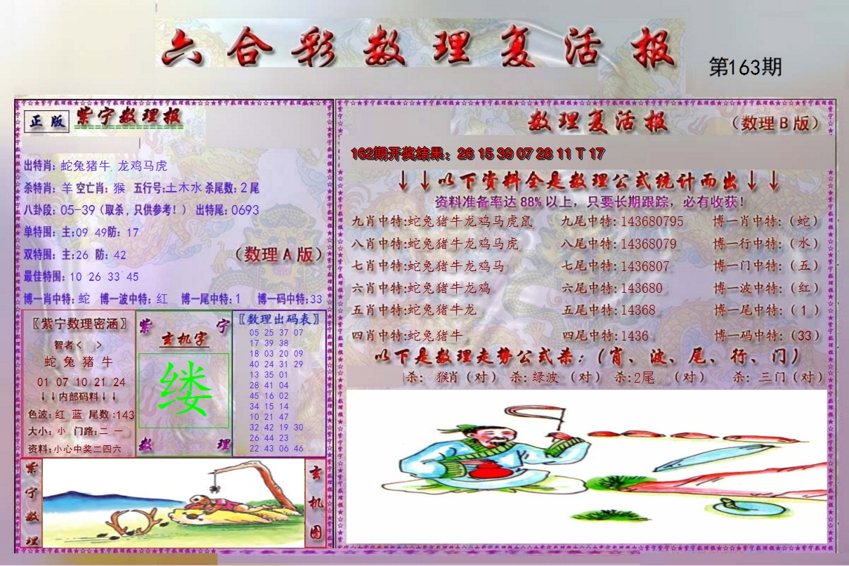 2024163期数理复活报