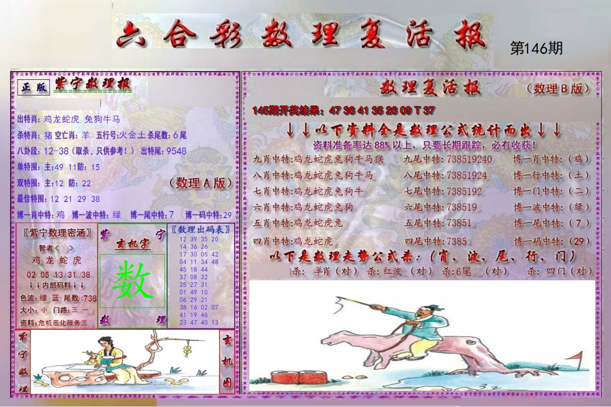 2024146期数理复活报