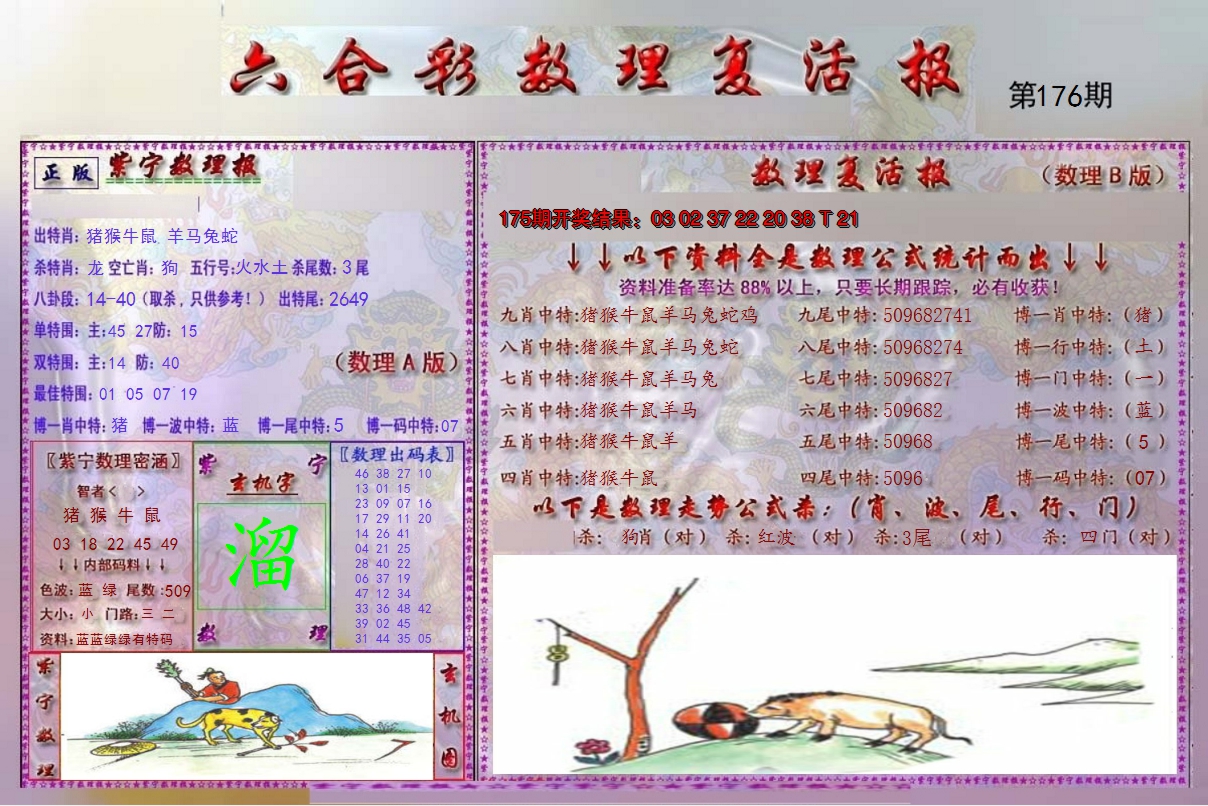 2024176期数理复活报