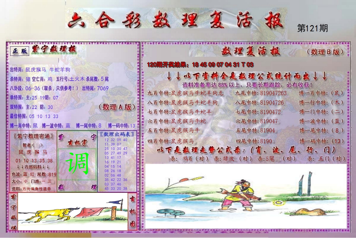 2024121期数理复活报