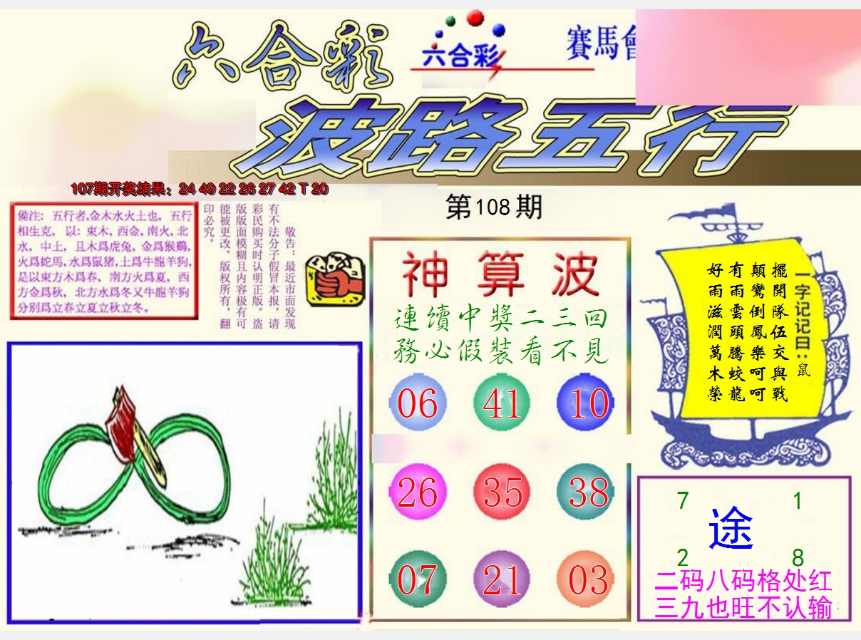 2024108期波路五行