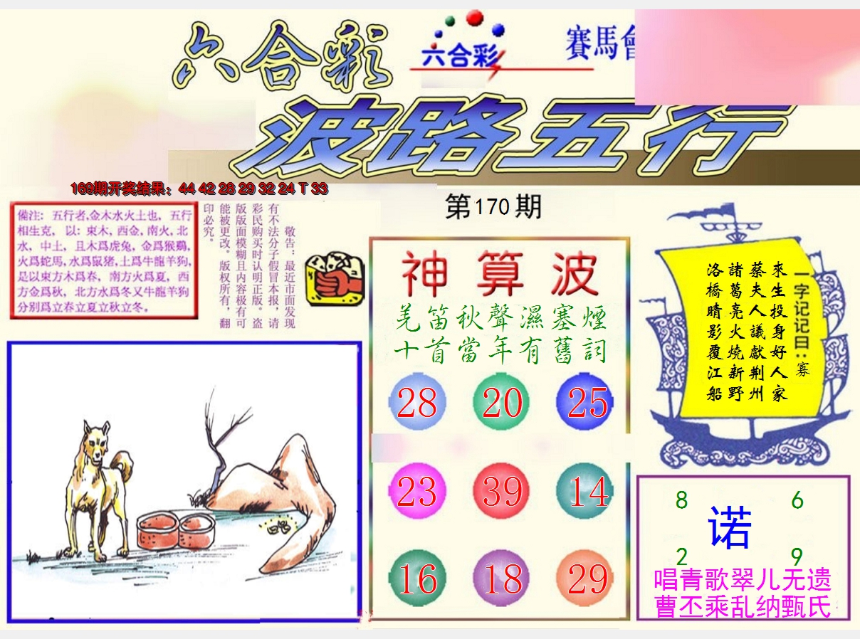 2024170期波路五行