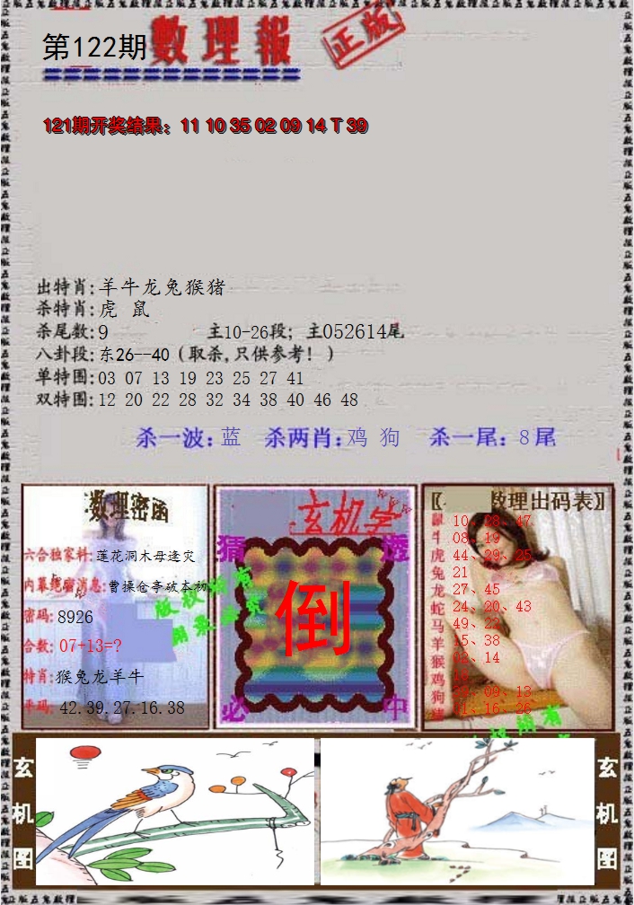 2024122期数理报