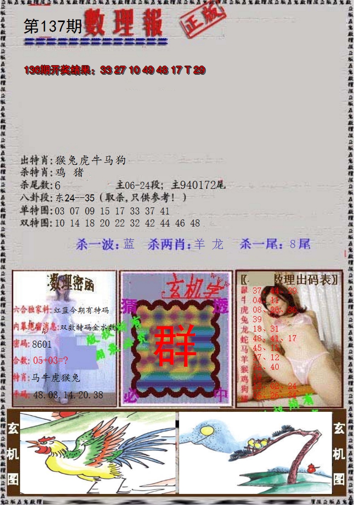 2024137期数理报