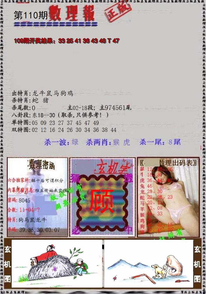 2024110期数理报
