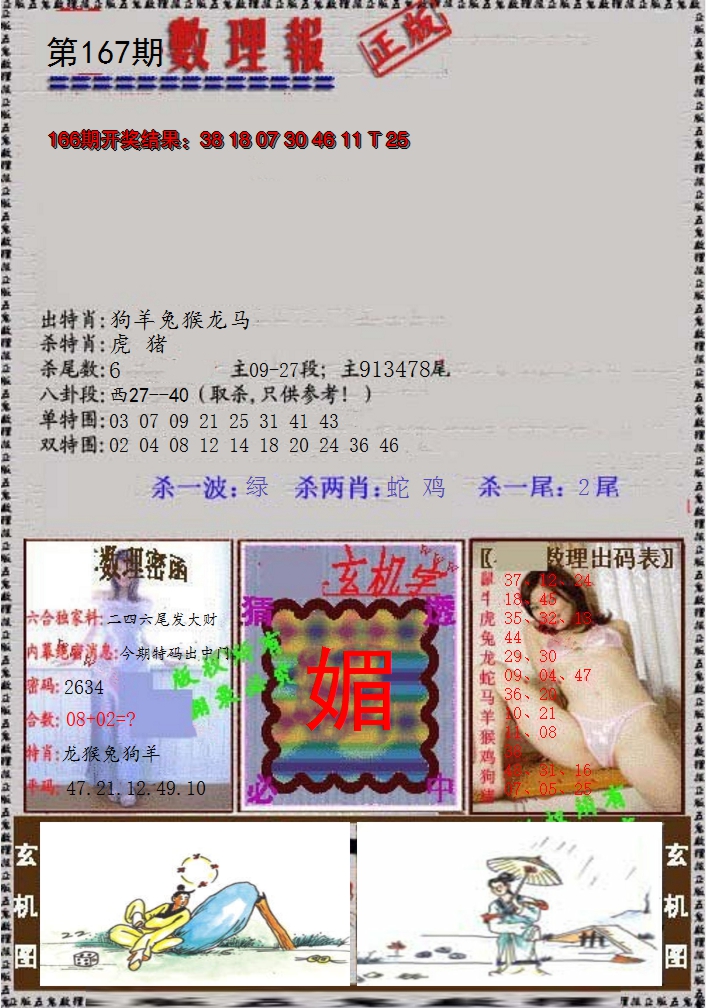 2024167期数理报