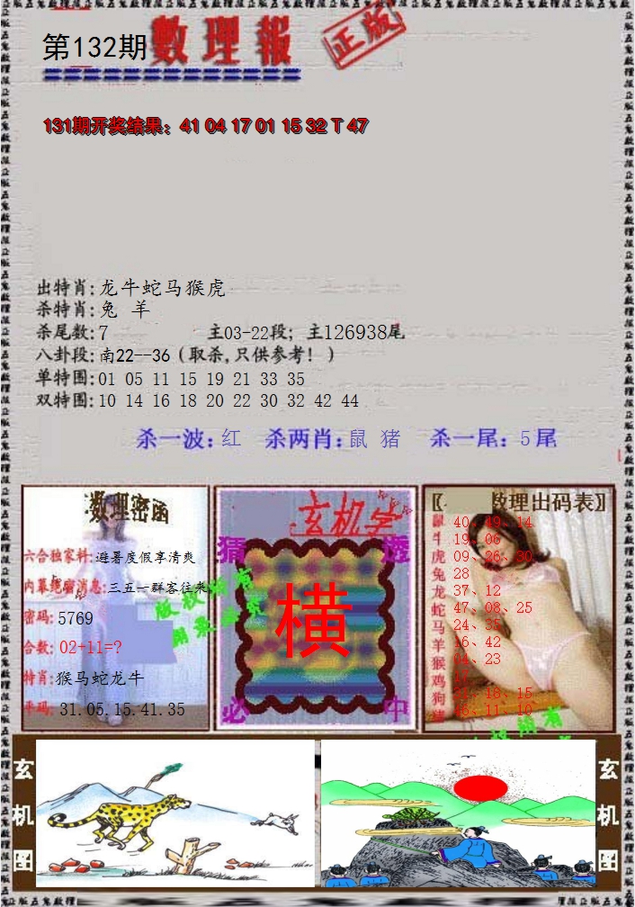 2024132期数理报