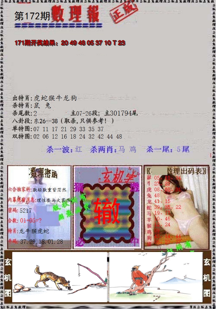 2024172期数理报