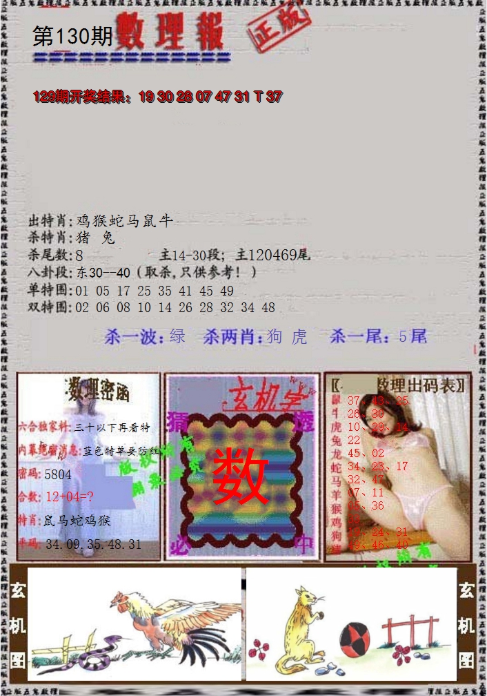 2024130期数理报