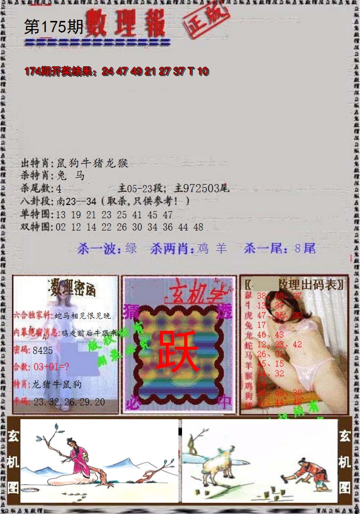 2024175期数理报