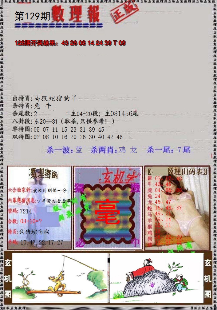 2024129期数理报