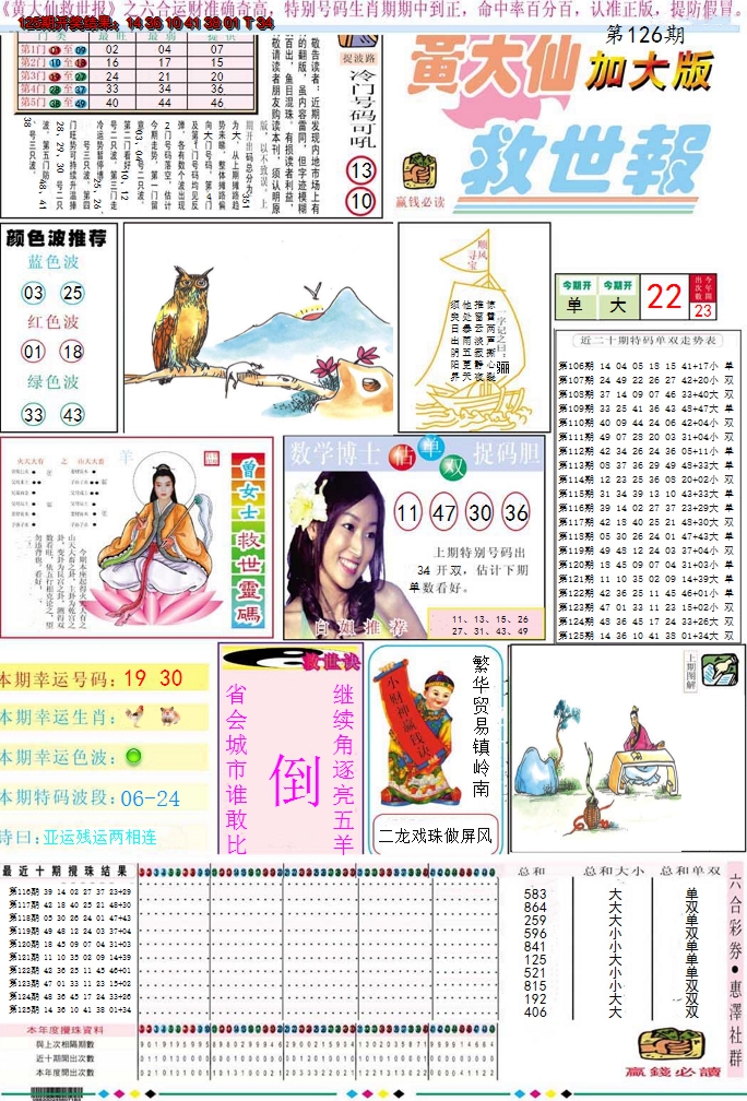 2024126期黄大仙救世A加大版