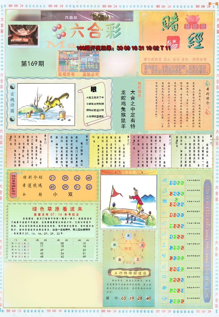 2024169期小赌经A